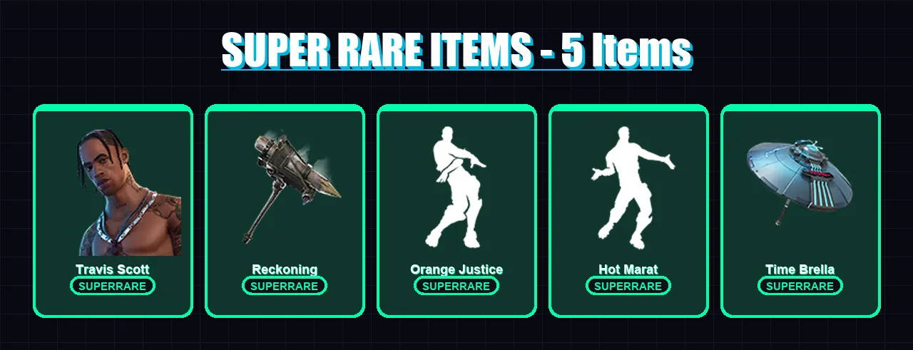 [PS4/PS5/XBOX/PC] | Travis Scott | Sentinel | The Prisoner | Fusion | Blackheart | 93 skin | 104 pickaxe | 97 emote | 105 glider | Lv1665
