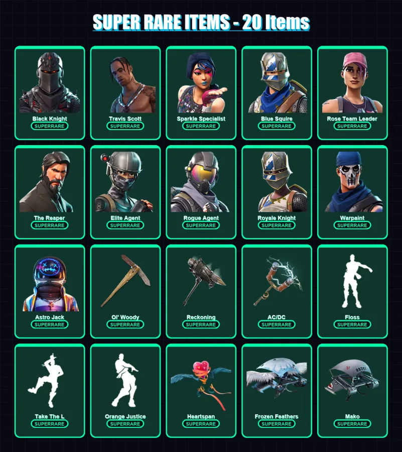 [PC/PSN] | Black Knight | Travis Scott | Sparkle Specialist | 184 skin | Lv1548