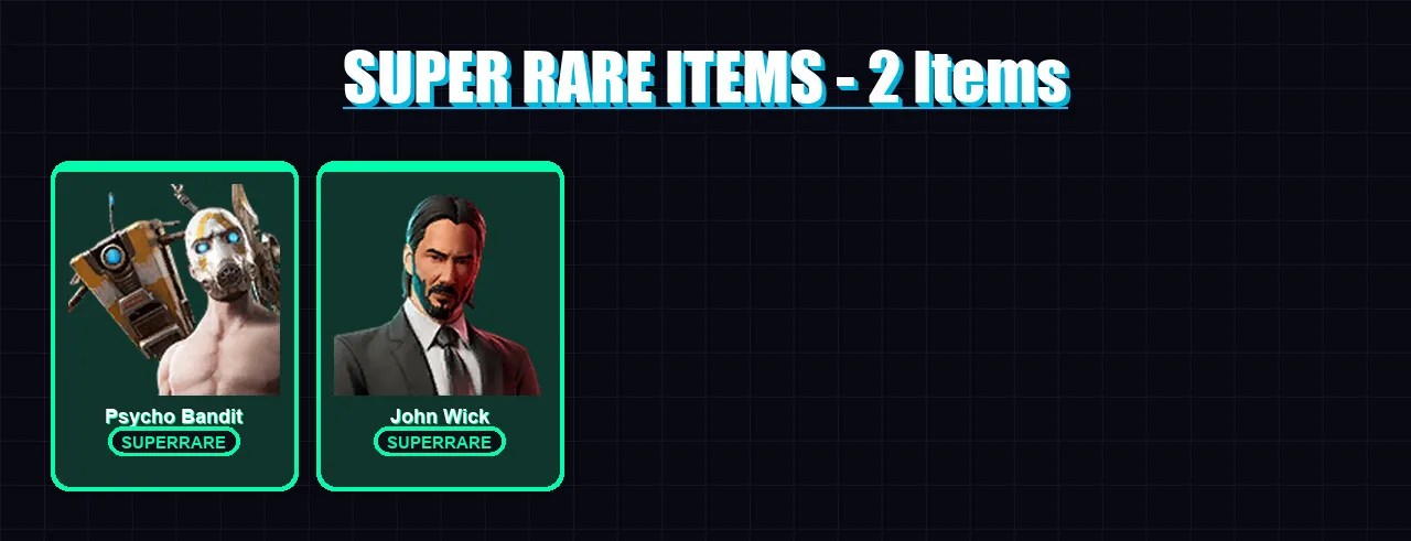 [PC/XBOX/PSN] | Psycho Bandit | John Wick | Peabody | Court Queen Erisa | The Machinist | 9 skin | 12 pickaxe | 11 emote | 10 glider | Lv110