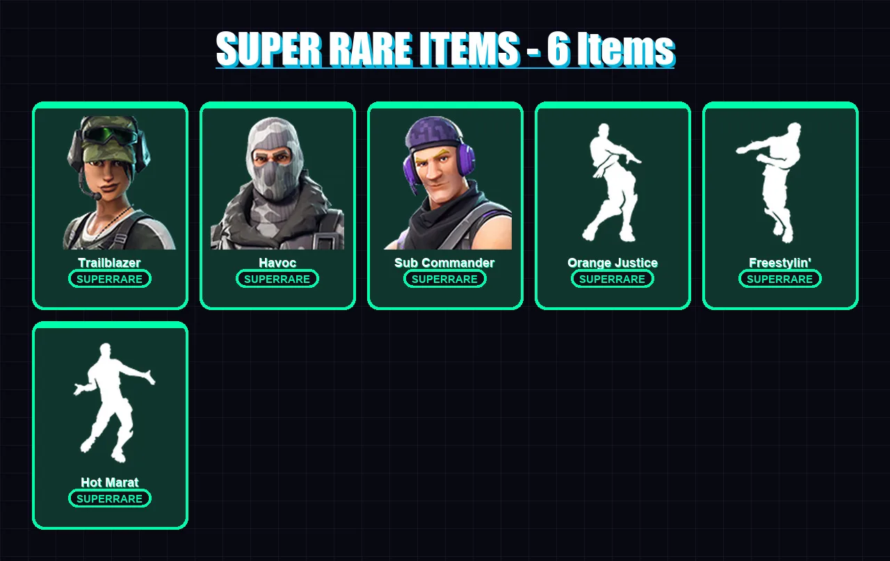 [PC/XBOX/PSN] | Trailblazer | Havoc | Sub Commander | Lynx | Ravage | 26 skin | 26 pickaxe | 33 emote | 34 glider | Lv493 — Fortnite account