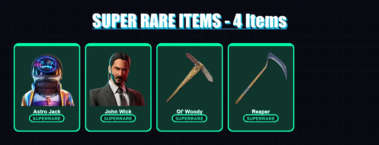 [PC/XBOX/PSN] | Astro Jack | John Wick | Deadpool | Eternal Knight | Vi | 278 skin | 270 pickaxe | 221 emote | 159 glider | Lv2625