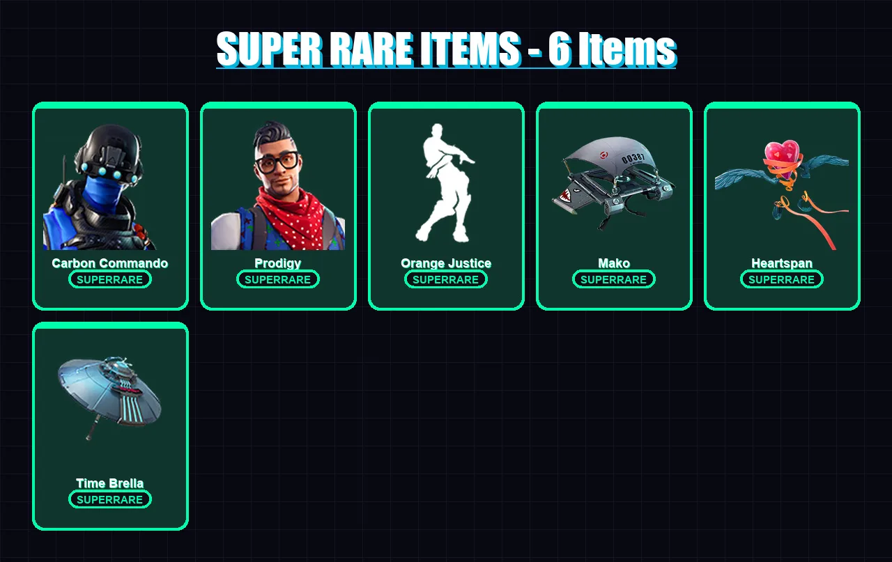[PS4/PS5/XBOX/PC] | Carbon Commando | Prodigy | Singularity | Vendetta | Gear Specialist Maya | 55 skin | 60 pickaxe | 81 emote | 76 glider | Lv1200