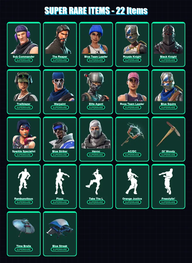 [PS4/PS5/XBOX/PC] | Sub Commander | The Reaper | Blue Team Leader | 98 skin | Lv1425 — Game account