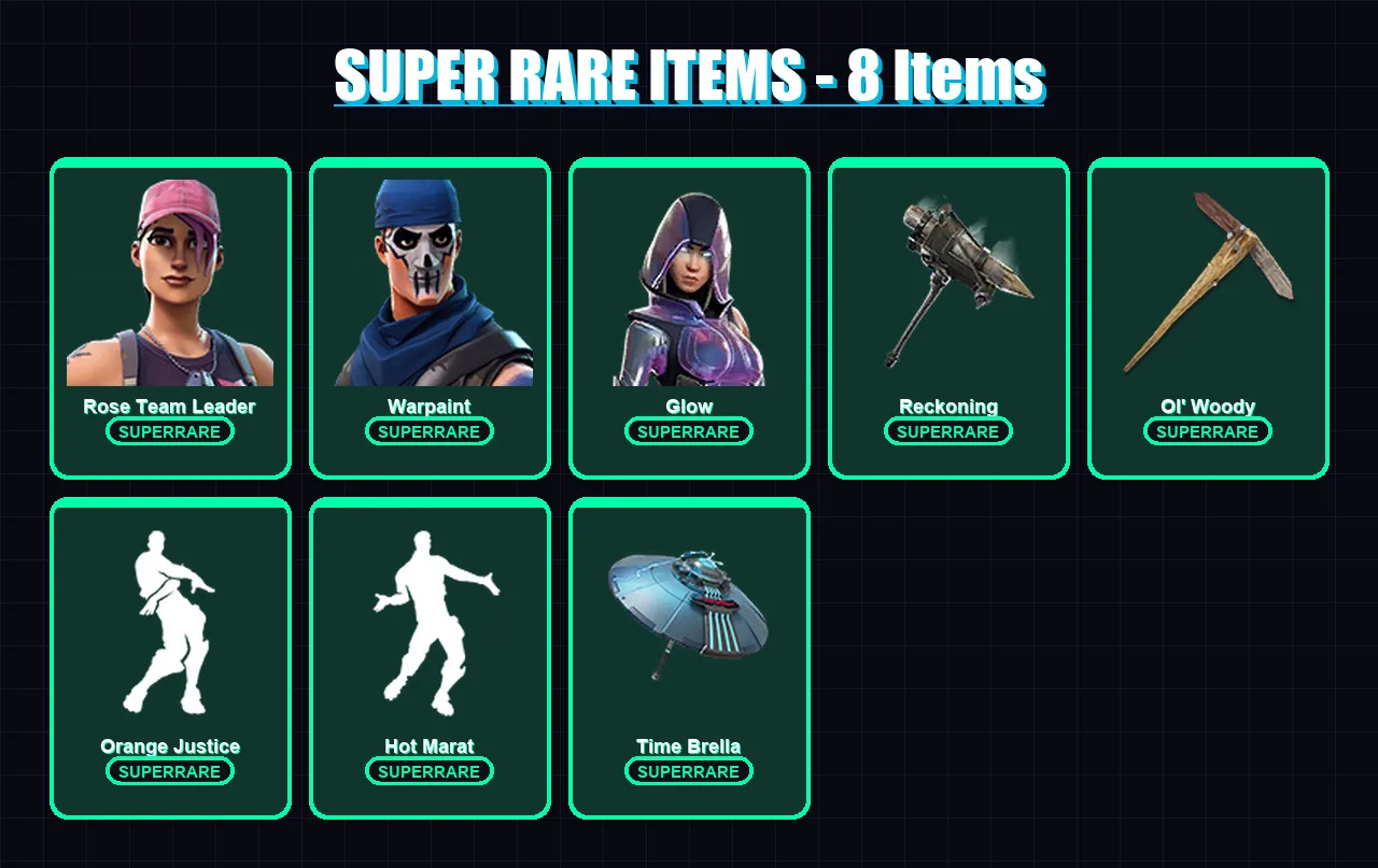 [PC/PSN] | Rose Team Leader | Warpaint | Glow | Drift | Deadpool | 68 skin | 53 pickaxe | 65 emote | 59 glider | Lv778 — Fortnite account