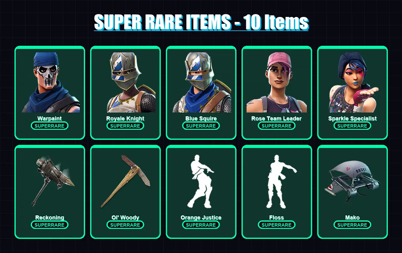 [PS4/PS5/XBOX/PC] | Warpaint | Royale Knight | Blue Squire | 17 skin | Lv503
