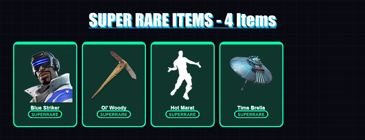 [PS4/PS5/XBOX/PC] | Blue Striker | Ruin | Valeria | Luxe | Raven | 92 skin | 113 pickaxe | 88 emote | 82 glider | Lv1250