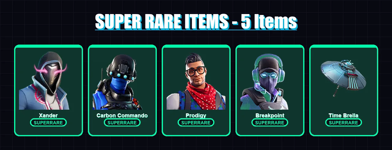 [PS4/PS5/XBOX/PC] | Xander | Carbon Commando | Prodigy | Breakpoint | Mandalorian | 98 skin | 105 pickaxe | 85 emote | 109 glider | Lv2071