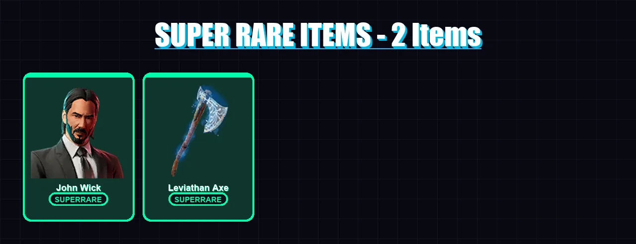 [PC/PSN] | John Wick | Yulejacket | Marty McFly | Gale | Santa Dogg | 42 skin | 115 pickaxe | 74 emote | 67 glider | Lv1183