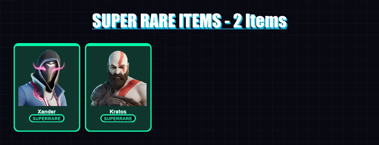 [PC/XBOX/PSN] | Xander | Kratos | Torin | Joey | Kymera | 76 skin | 97 pickaxe | 59 emote | 80 glider | Lv1519