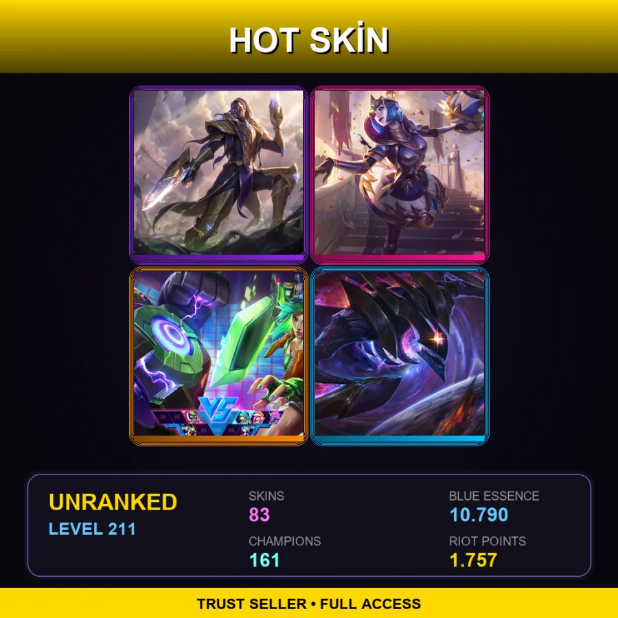 BR | Lv211 | Unranked | 83 Skin | 161 Champ