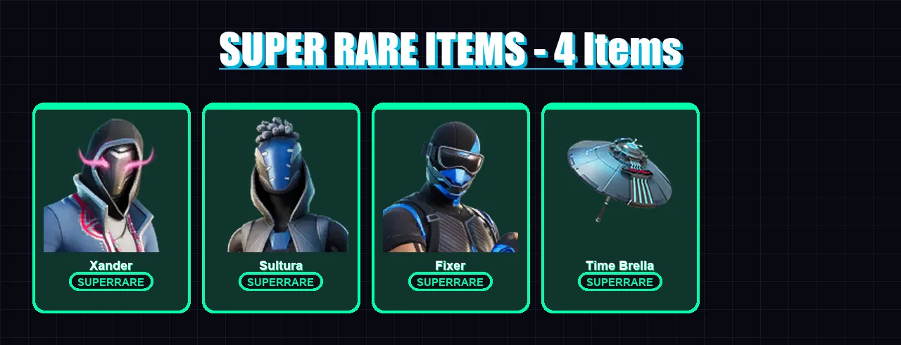 [PC/XBOX] | Xander | Sultura | Fixer | Midas | Spectra Knight | 64 skin | 88 pickaxe | 68 emote | 81 glider | Lv1329
