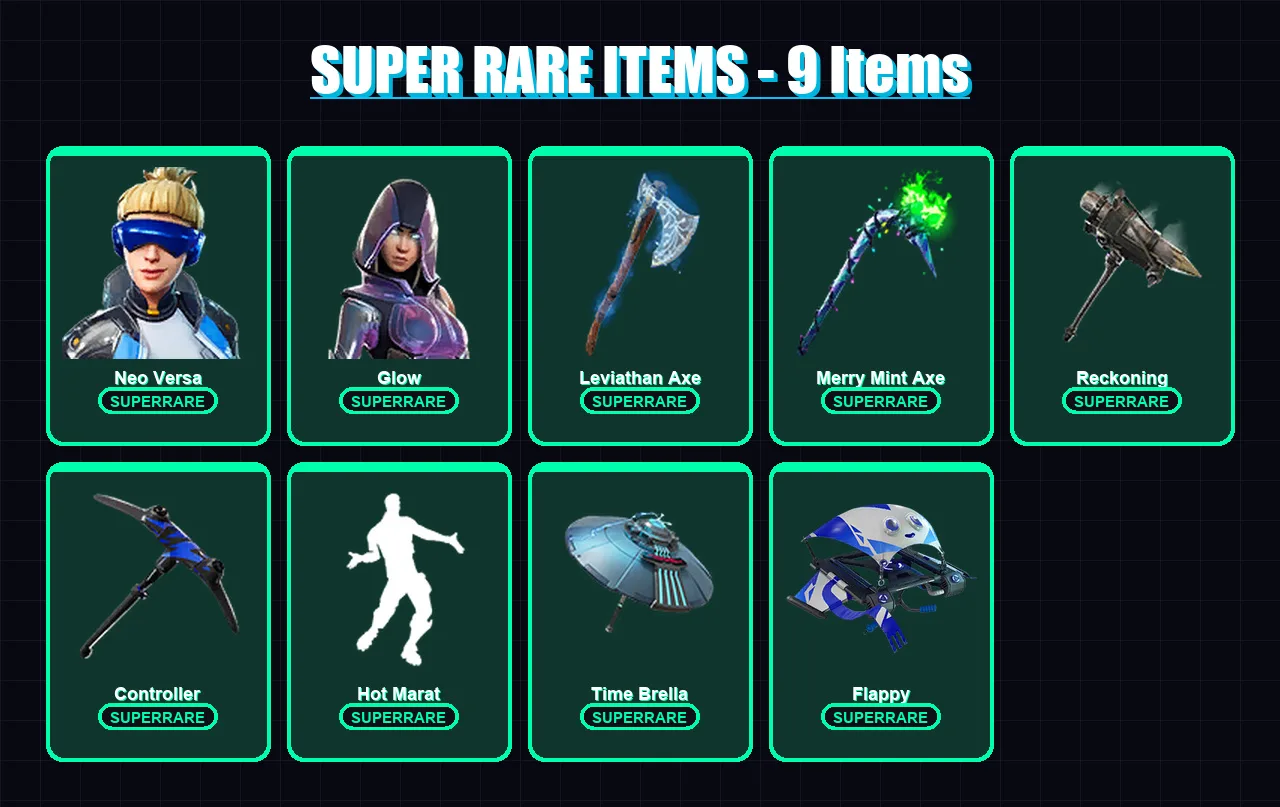 [PC/XBOX/PSN] | Neo Versa | Glow | Gear Specialist Maya | Rox | Red Knight | 118 skin | 113 pickaxe | 95 emote | 102 glider | Lv1920 — Fortnite account