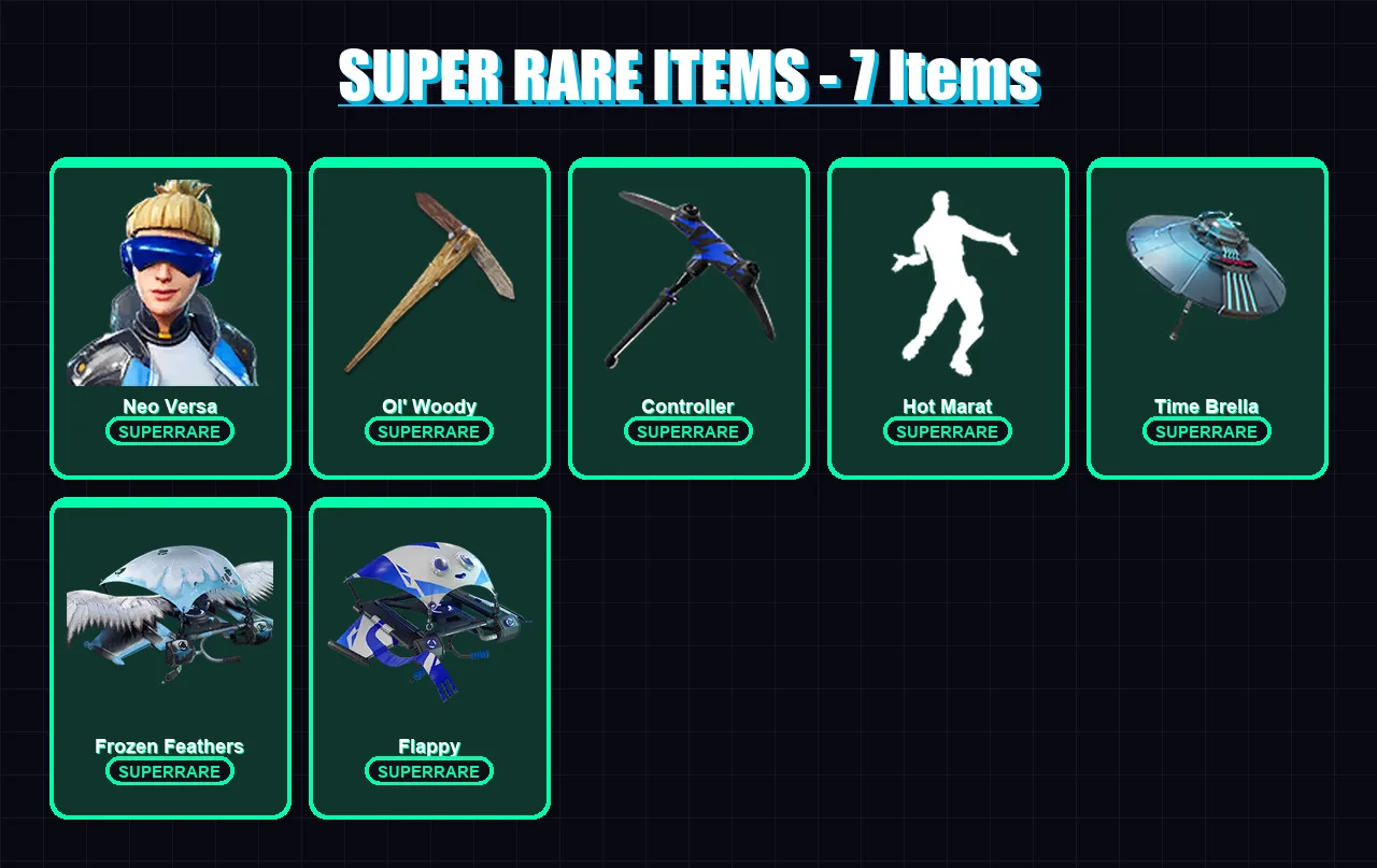 [PC/XBOX] | Neo Versa | Fusion | Midas | Peter Griffin | Zenith | 83 skin | 114 pickaxe | 103 emote | 100 glider | Lv1775