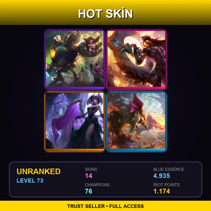 EUW | Lv73 | Unranked | 14 Skin | 76 Champ — Victorious Sivir