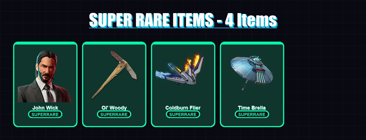 [PC] | John Wick | Piccolo | Mizuki | Wild Card | Optimus Prime | 330 skin | 310 pickaxe | 185 emote | 145 glider | Lv1328