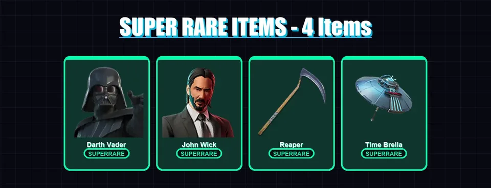[PC/PSN] | Darth Vader | John Wick | Omegarok | Galaxy Grappler | Galaxy Scout | 248 skin | 221 pickaxe | 112 emote | 122 glider | Lv1539 — main preview
