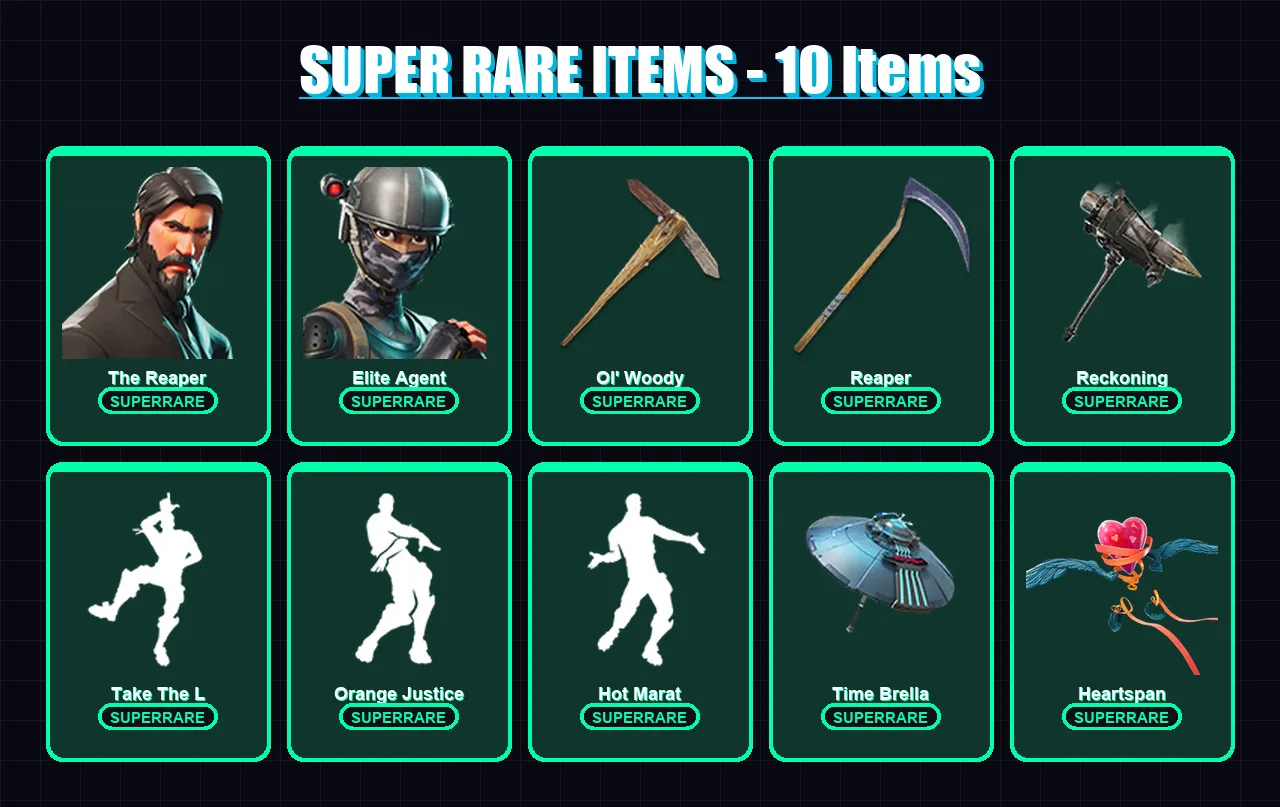 [PC/PSN] | The Reaper | Elite Agent | Omega | Dark Voyager | Zenith | 159 skin | 149 pickaxe | 202 emote | 101 glider | Lv1236