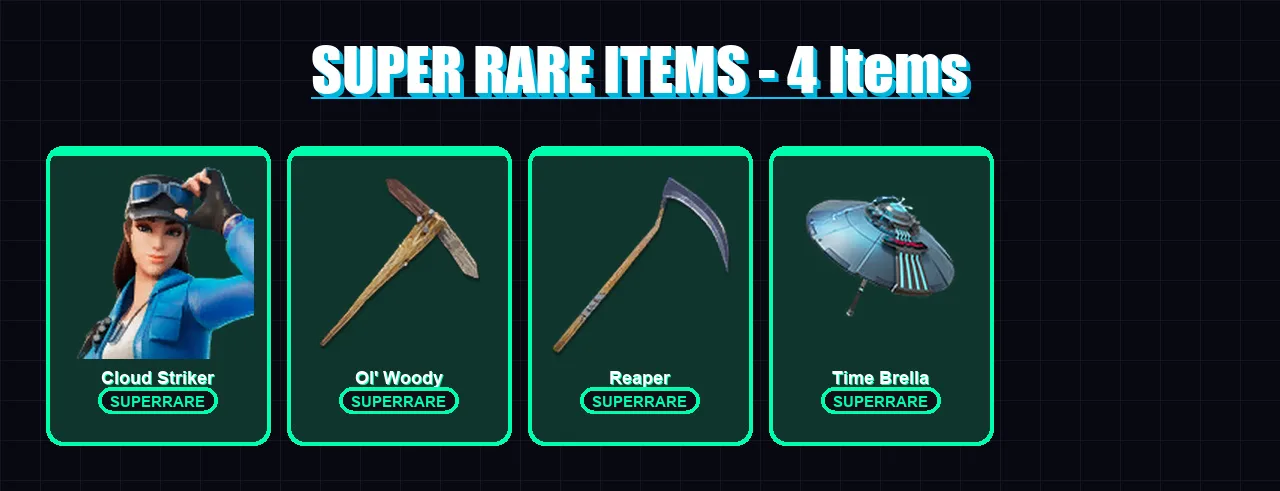 [PC/XBOX] | Cloud Striker | Joey | Mandalorian | Kymera | Polarity | 79 skin | 172 pickaxe | 102 emote | 128 glider | Lv3091