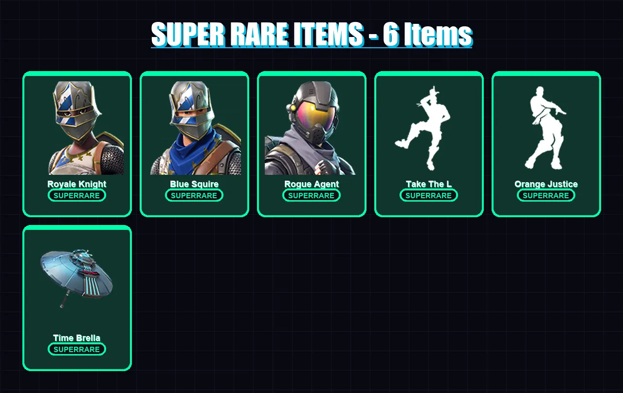 [PS4/PS5/XBOX/PC] | Royale Knight | Blue Squire | Rogue Agent | Carbide | Yulejacket | 16 skin | 41 pickaxe | 22 emote | 33 glider | Lv402 — Fortnite account