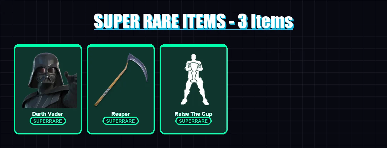 [PC/XBOX/PSN] | Darth Vader | The Imagined | Twyn | The Origin | The Cube Queen | 98 skin | 105 pickaxe | 74 emote | 97 glider | Lv1519 — Fortnite account