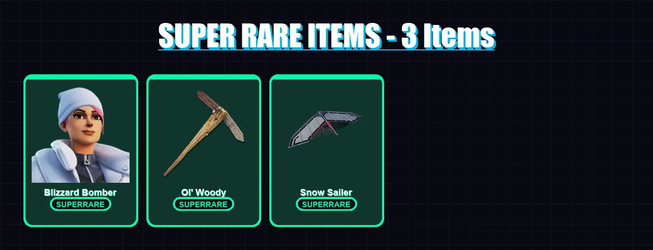 [PS4/PS5/XBOX/PC] | Blizzard Bomber | Paradigm (Reality-659) | Inferno | Bytes | Kylo Ren | 11 skin | 19 pickaxe | 12 emote | 15 glider | Lv279