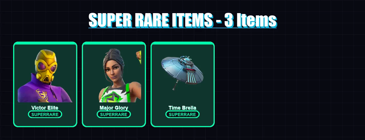 [PC/XBOX] | Victor Elite | Major Glory | Fade | Spire Assassin | Backlash | 101 skin | 153 pickaxe | 105 emote | 117 glider | Lv2296