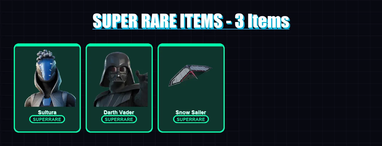 [PC/XBOX] | Sultura | Darth Vader | The Origin | Era | Paradigm (Reality-659) | 36 skin | 41 pickaxe | 29 emote | 44 glider | Lv661 — Fortnite account