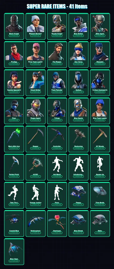 [PS4/PS5/XBOX/PC] | Black Knight | Blizzard Bomber | Royale Knight | 275 skin | Lv3304