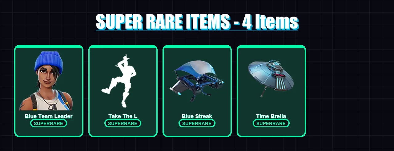 [PS4/PS5/XBOX/PC] | Blue Team Leader | Snap | Malik | Peter Griffin | Valeria | 30 skin | 89 pickaxe | 73 emote | 68 glider | Lv1422
