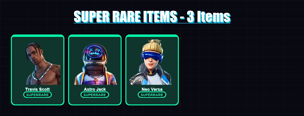 [PS4/PS5/XBOX/PC] | Travis Scott | Astro Jack | Neo Versa | Ultima Knight | Catalyst | 53 skin | 62 pickaxe | 52 emote | 65 glider | Lv915
