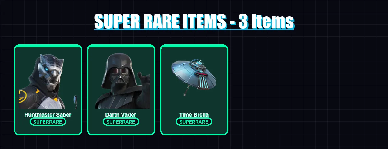 [PC/PSN] | Huntmaster Saber | Darth Vader | Zeus | Kado Thorne | The Imagined | 205 skin | 238 pickaxe | 171 emote | 161 glider | Lv3201