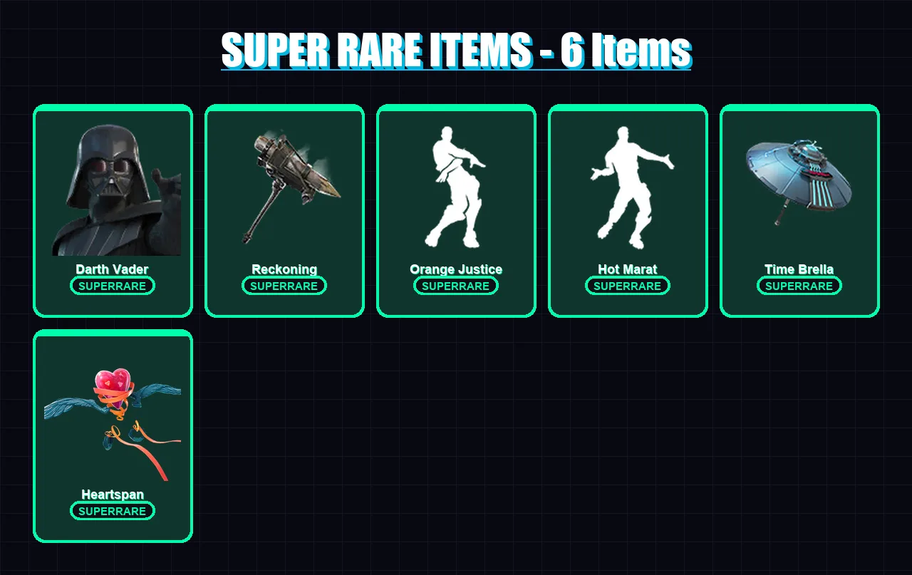 [PC/XBOX/PSN] | Darth Vader | Blackheart | Spectra Knight | Drift | Fusion | 103 skin | 91 pickaxe | 109 emote | 104 glider | Lv1597 — Fortnite account