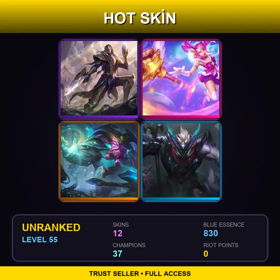 LAS | Lv55 | Unranked | 12 Skin | 37 Champ — Dragon Knight Mordekaiser