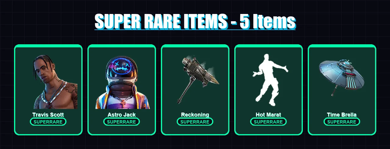 [PS4/PS5/XBOX/PC] | Travis Scott | Astro Jack | Vegeta | Midas | A.I.M. | 46 skin | 47 pickaxe | 44 emote | 52 glider | Lv768