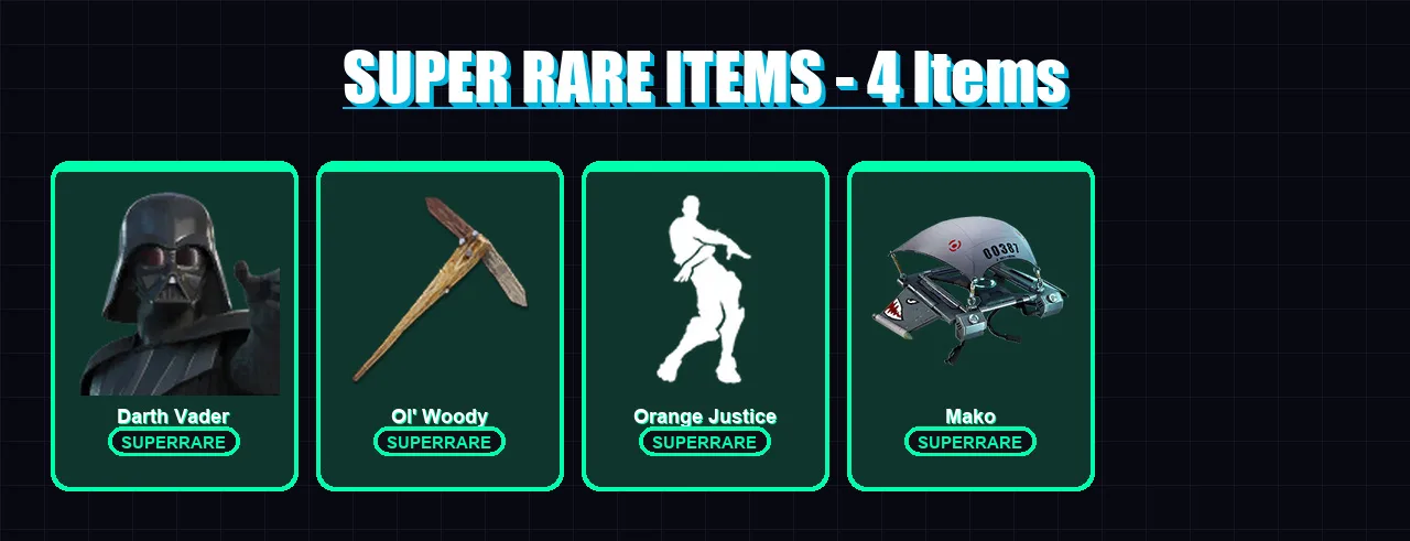 [PC/XBOX/PSN] | Darth Vader | Raz | The Origin | The Foundation | Spire Assassin | 81 skin | 98 pickaxe | 83 emote | 85 glider | Lv1348