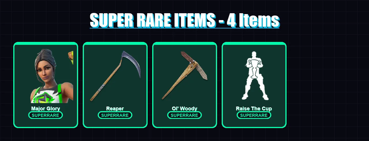 [PC/XBOX/PSN] | Major Glory | Kymera | Vi | Galaxia | Eternal Knight | 114 skin | 75 pickaxe | 112 emote | 59 glider | Lv1414