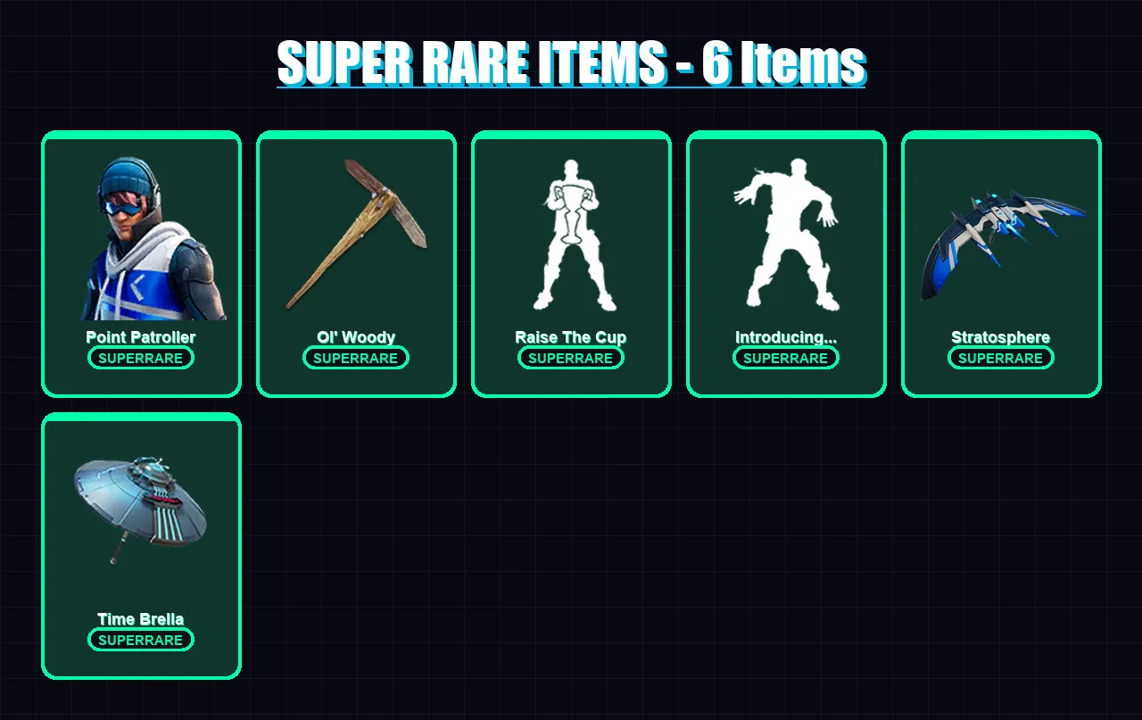 [PC/XBOX/PSN] | Point Patroller | Nezumi | Ronin | Fade | Eternal Knight | 75 skin | 117 pickaxe | 73 emote | 81 glider | Lv1147