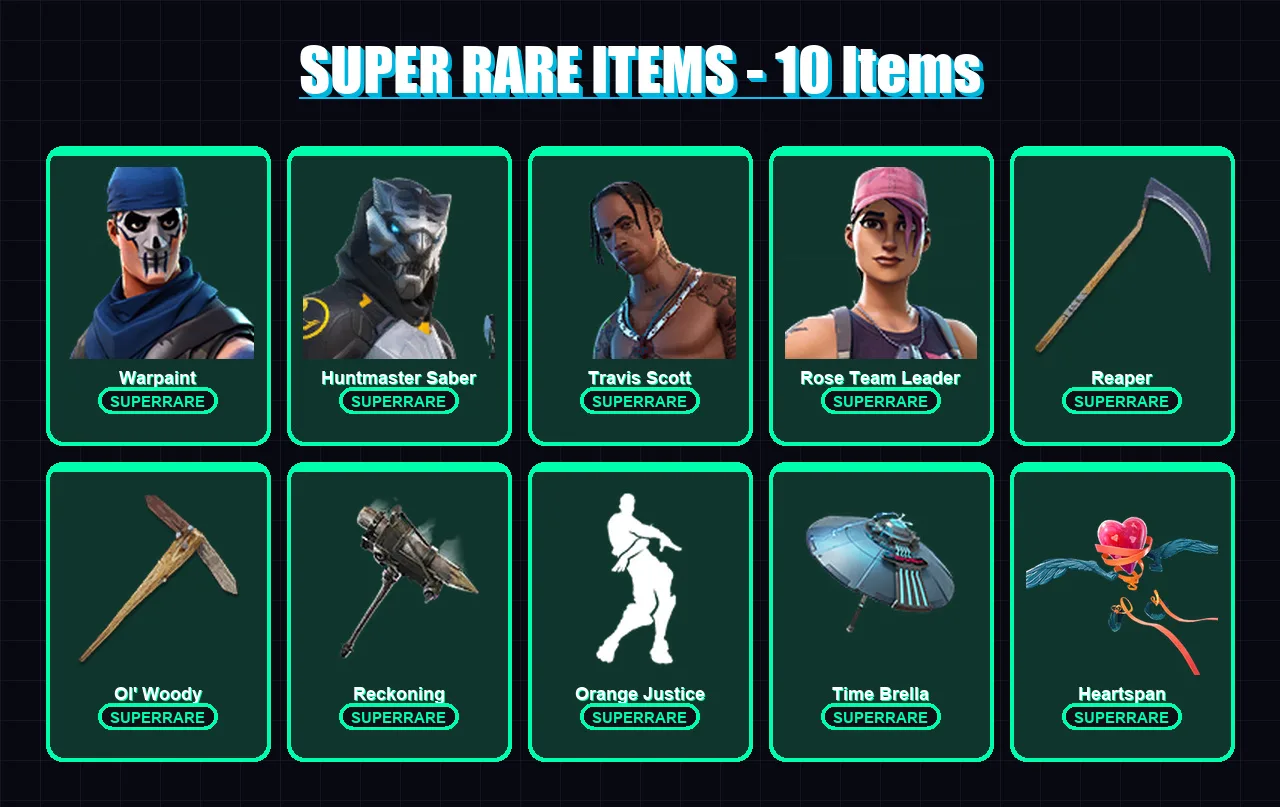 [PC/XBOX/PSN] | Warpaint | Huntmaster Saber | Travis Scott | 104 skin | Lv1203 — Fortnite account