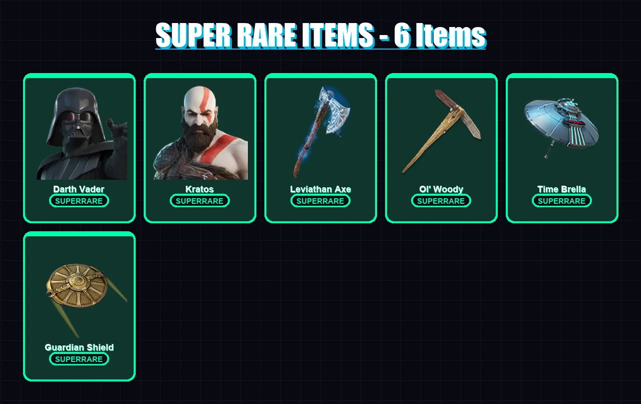 [PC/PSN] | Darth Vader | Kratos | Raz | Torin | Kymera | 168 skin | 158 pickaxe | 133 emote | 122 glider | Lv2539