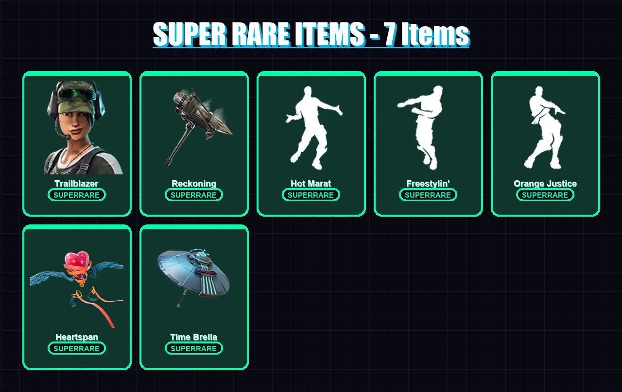 [PC/XBOX/PSN] | Trailblazer | Omegarok | The Foundation | Era | Valeria | 107 skin | 129 pickaxe | 132 emote | 113 glider | Lv1899