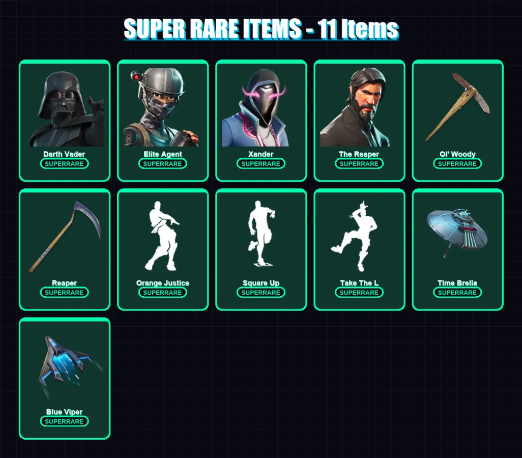 [PS4/PS5/PC] | Darth Vader | Elite Agent | Xander | The Reaper | Peter Griffin | 256 skin | 286 pickaxe | 202 emote | 219 glider | Lv3294 — Fortnite account