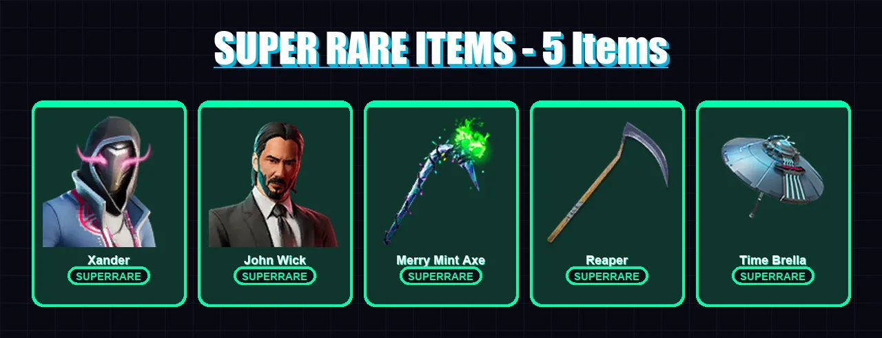 [SWITCH/PSN/PC] | Xander | John Wick | The Foundation | Rox | Kymera | 151 skin | 168 pickaxe | 125 emote | 150 glider | Lv2046