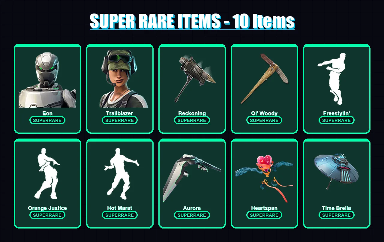 [PC/PSN] | Eon | Trailblazer | Omegarok | The Imagined | The Visitor | 198 skin | 231 pickaxe | 221 emote | 196 glider | Lv2760