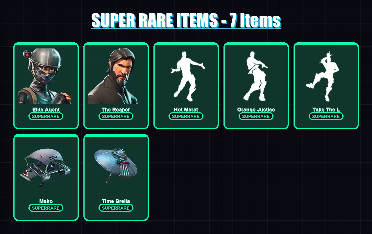 [PC/XBOX/PSN] | Elite Agent | The Reaper | Zenith | Dark Voyager | Omega | 22 skin | 17 pickaxe | 38 emote | 23 glider | Lv401 — Fortnite account