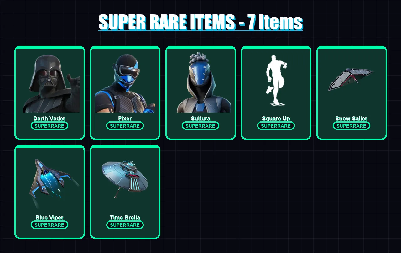 [PS4/PS5/PC] | Darth Vader | Fixer | Sultura | Renzo the Destroyer | Mizuki | 177 skin | 232 pickaxe | 150 emote | 180 glider | Lv2667
