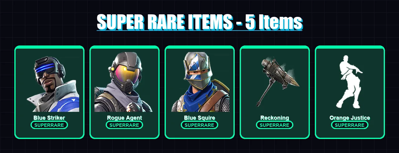 [PC/XBOX] | Blue Striker | Rogue Agent | Blue Squire | Omega | Ronin | 35 skin | 24 pickaxe | 30 emote | 23 glider | Lv322