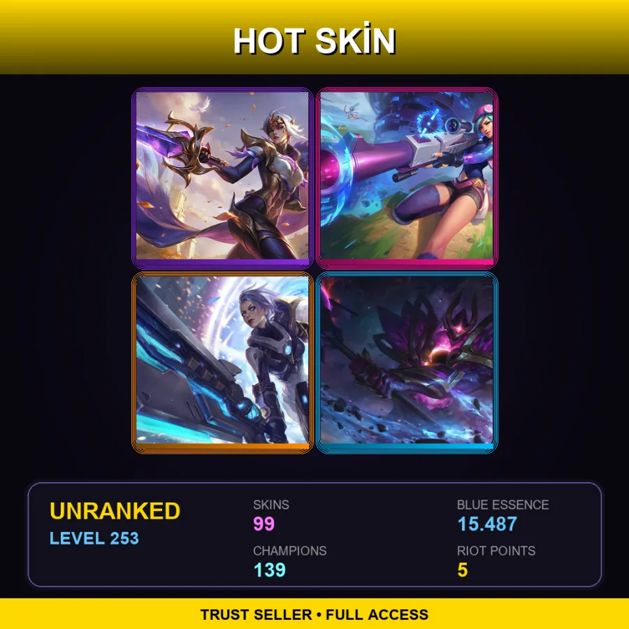 LAS | Lv253 | Unranked | 99 Skin | 139 Champ — Soul Fighter Viego
