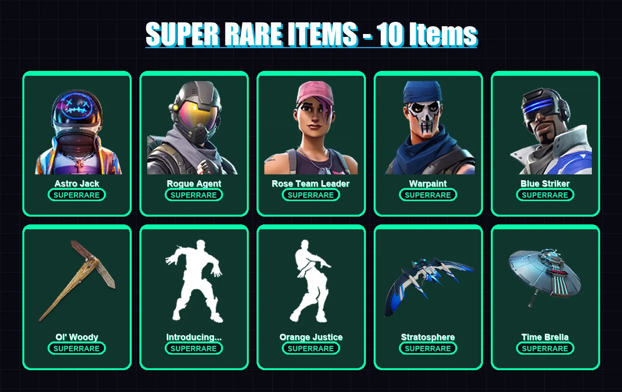 [PC/XBOX/PSN] | Astro Jack | Omega | Midas | Rogue Agent | Rose Team Leader | 77 skin | 139 pickaxe | 101 emote | 126 glider | Lv1765