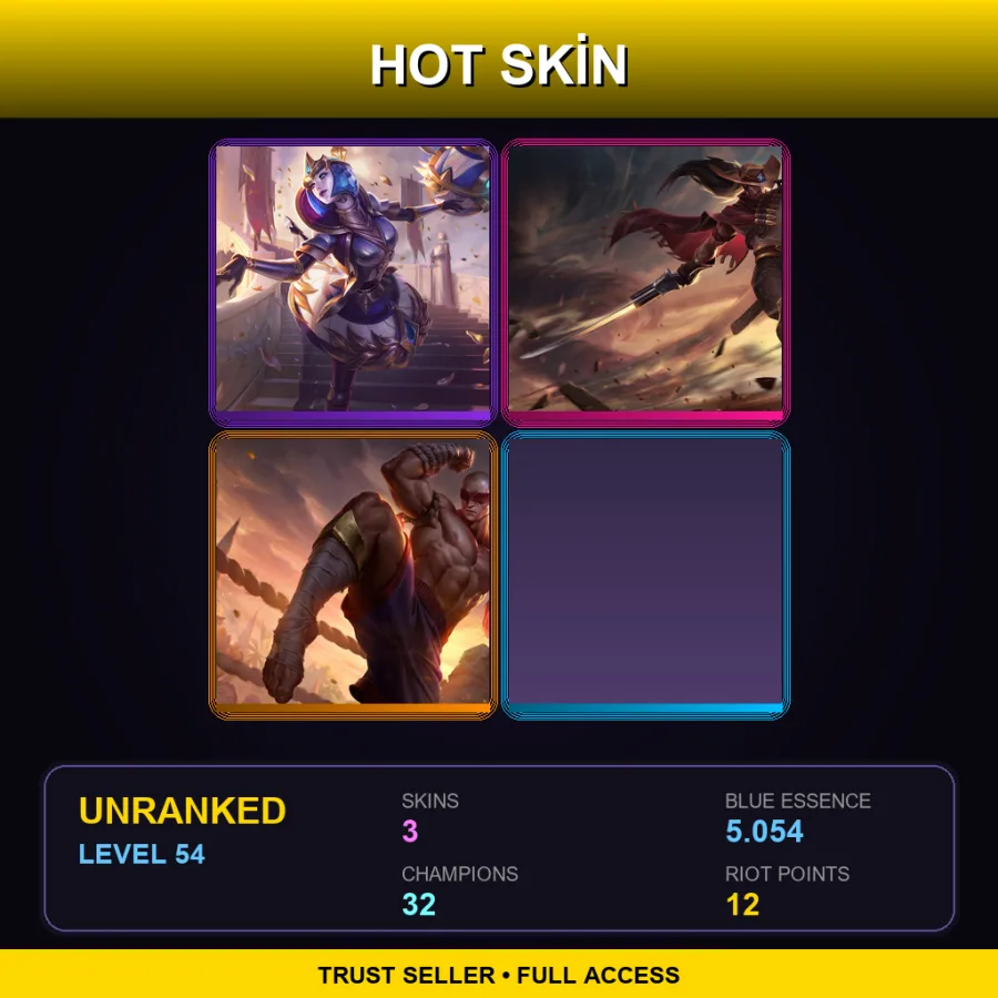 EUW | Lv54 | Unranked | 3 Skin | 32 Champ — Victorious Orianna