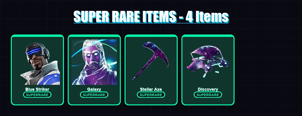 [PS4/PS5/XBOX/PC] | Blue Striker | Galaxy | Magnus | Drift | Wild Card | 13 skin | 13 pickaxe | 13 emote | 17 glider | Lv237
